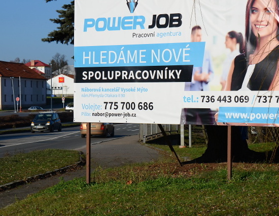 Reklamní plachta/banner - Powerjob