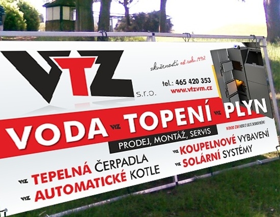 Reklamní plachta/banner - VTZ